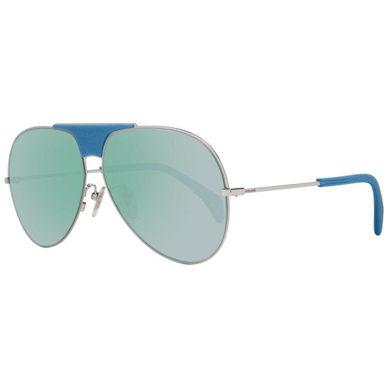 Police Sonnenbrille SPL740 579B 62 Damen Blau 62-11-140