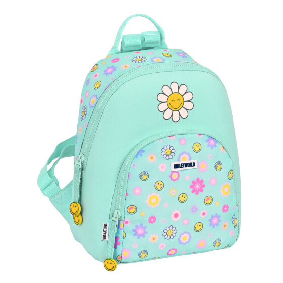 Детский рюкзак Smiley Summer fun Mini, бирюзовый (25 x 30 x 13 см)