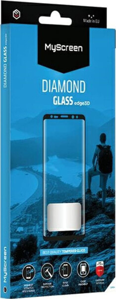 MyScreen Protector MyScreen Protector - Szkło hartowane na cały ekran DIAMOND GLASS edge3D (czarna ramka) do Realme 12 Pro 5G