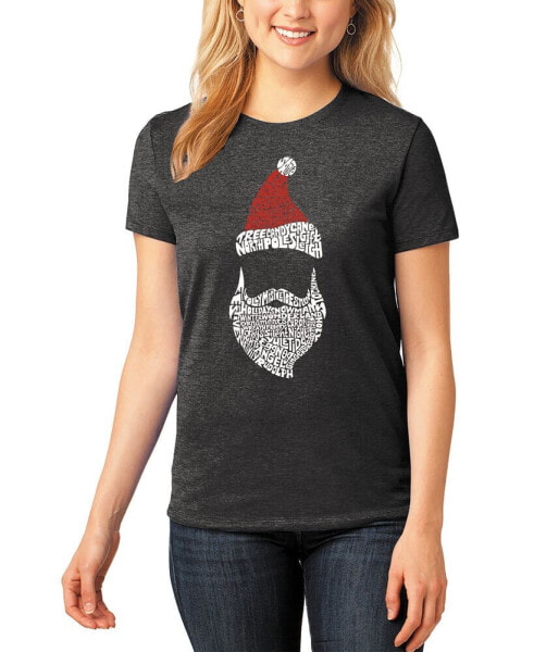 Women's Santa Claus Premium Blend Word Art T-shirt