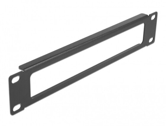 Delock 66672 - Blank panel - Black - Metal - 1U - 25.4 cm (10") - 44 mm