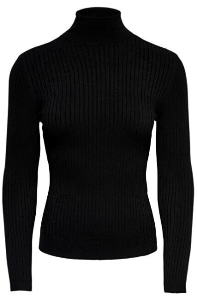 Women´s sweater ONLKAROL L / S ROLLNECK PULLOVER KNT NOOS Black