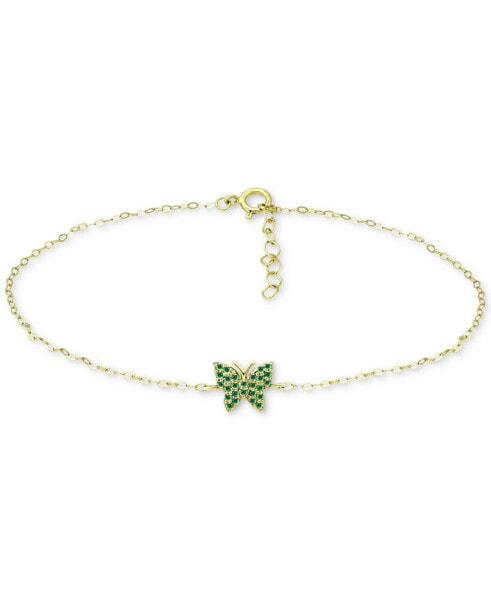 Браслет Giani Bernini Green Butterfly Zirconia