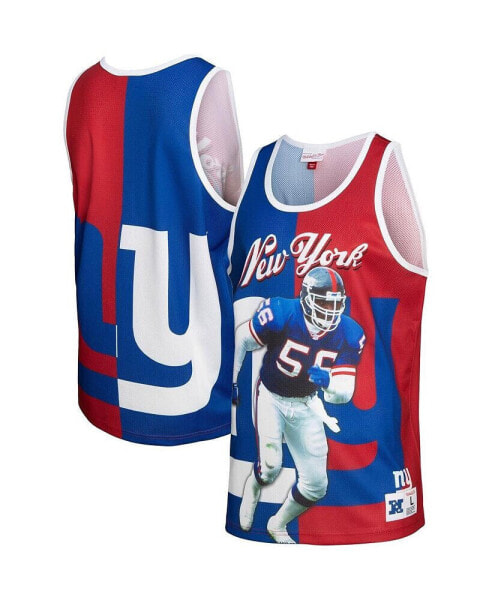 Men's Lawrence Taylor Royal, Red New York Giants Retired Player Graphic Tank Top