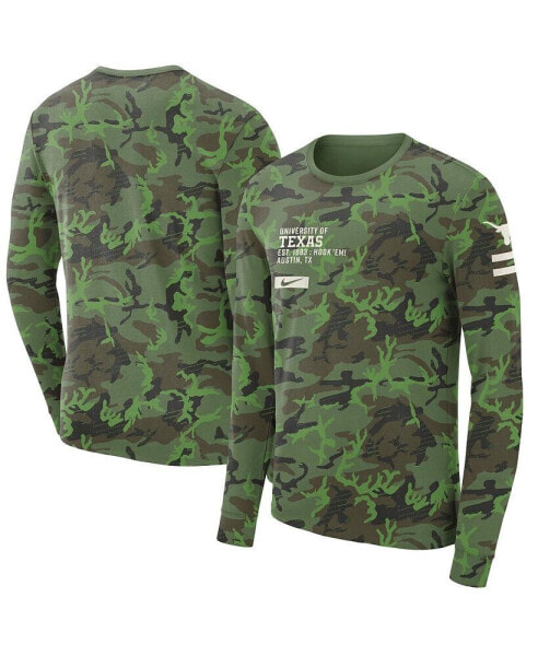 Men's Camo Texas Longhorns Military-Inspired Long Sleeve T-shirt