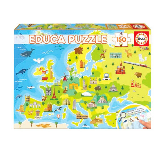 Пазл развивающий EDUCA BORRAS 150 карта Европы