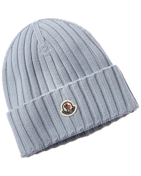 Moncler Wool Beanie Hat Women's Os