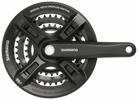 Велосипедные шатуны Shimano Altus M311 7/8-Speed 48/38/28t 170mm Black