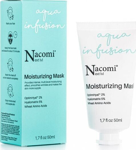 Nacomi Nacomi Next Level Moisturizing Mask nawilżająca maska do twarzy 50ml