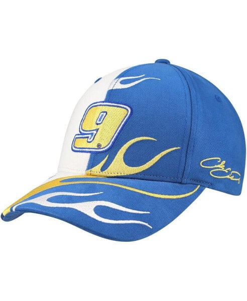 Men's Blue Chase Elliott Flame Adjustable Hat