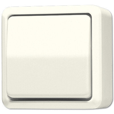 JUNG 606 A - Pushbutton switch - 1P - Wired - Ivory - Duroplast - 250 V
