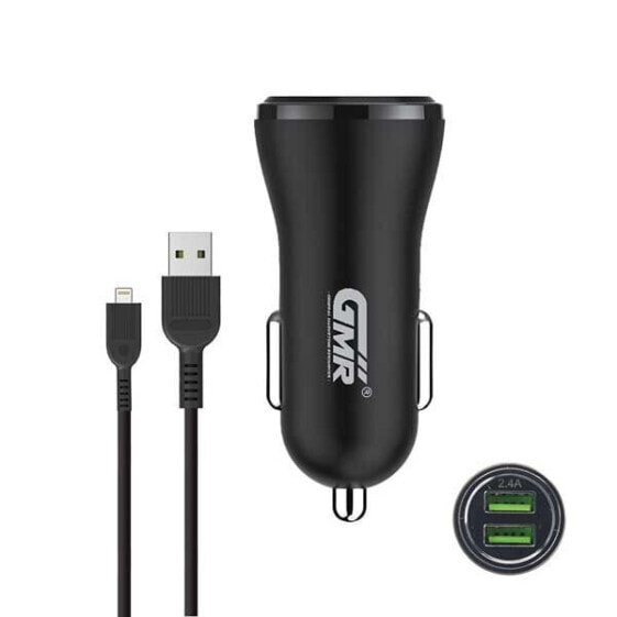 GOMS GOCH2701 Car Charger With Lightning Cable 2.4A