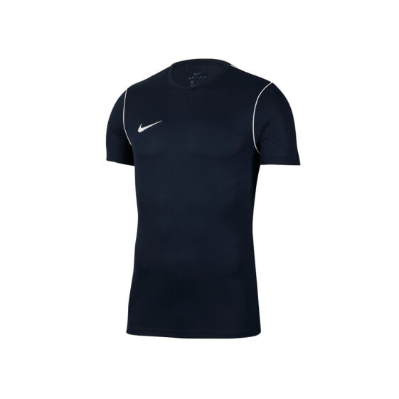 Мужская футболка спортивная  черная однотонаня Nike Park 20
