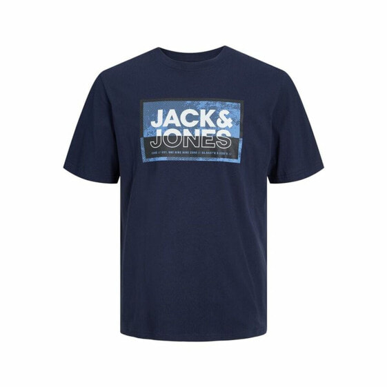 Футболка мужская Jack & Jones logan Синяя Men