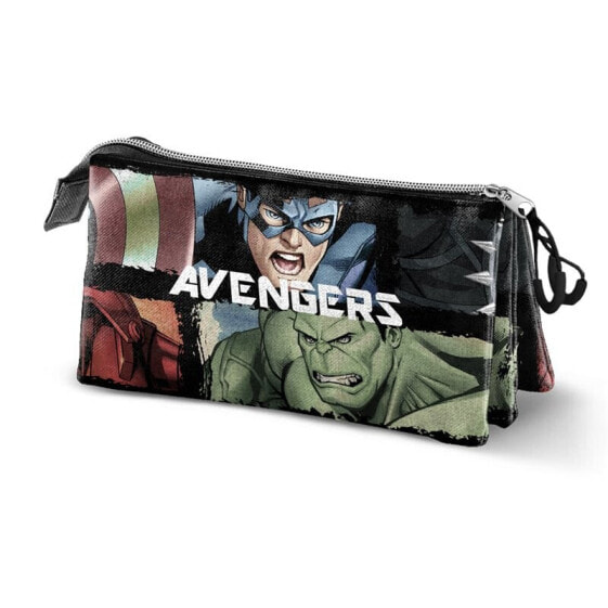 DISNEY The Avengers Superpowers Triple Fan 2.0 Pencil Case