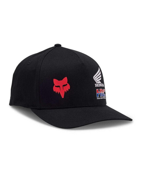 Men's Black Honda Flex Hat