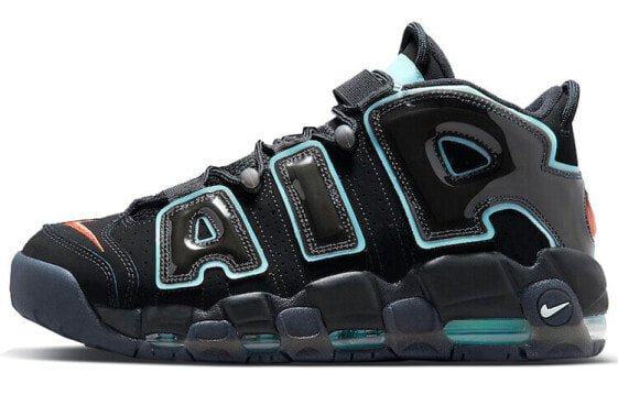 Кроссовки мужские Nike Air More Uptempo, черно-синие, DJ4633-010