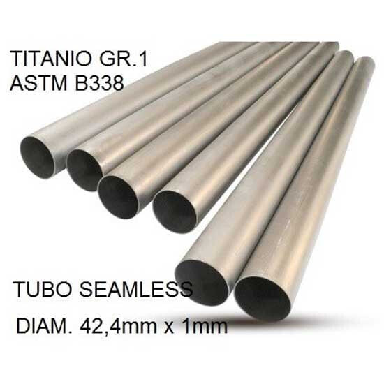 GPR EXHAUST SYSTEMS Titanium Seamless Tube 1000x42.4x1 mm