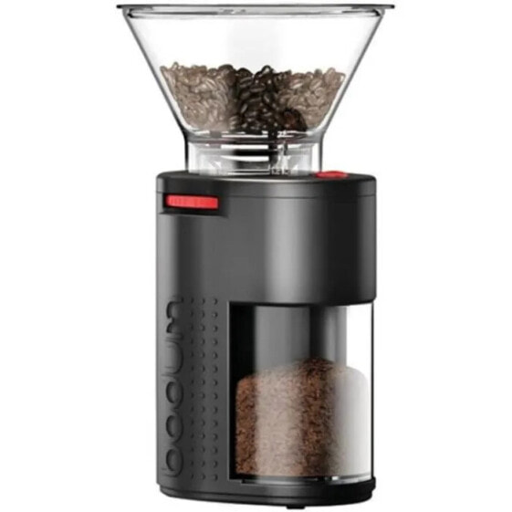 BODUM - BISTRO Elektrische Kaffeemhle, Mahlrad aus Edelstahl, 160 W