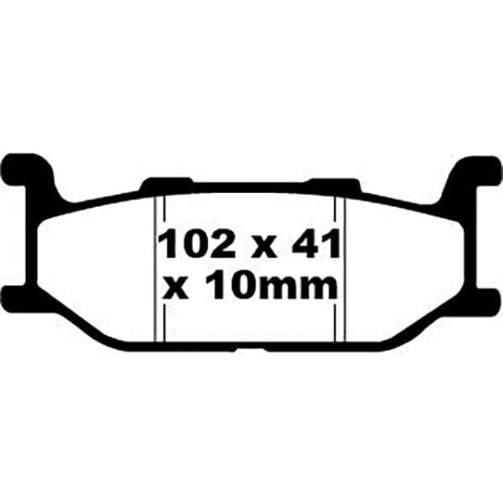 EBC SFA Series Organic SFA179 Brake Pads