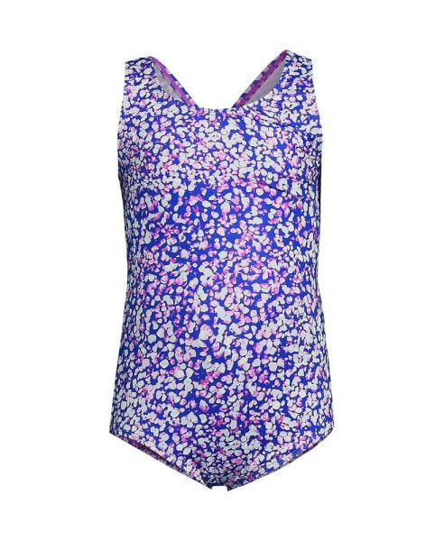 Big Girls Plus Chlorine Resistant One Piece UPF 50 Swimsuit