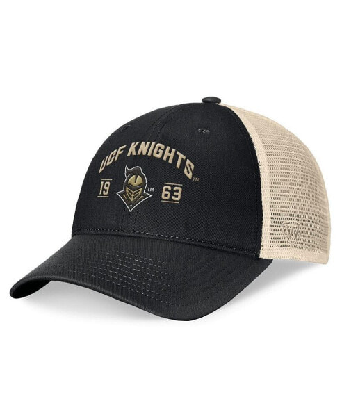 Men's Black UCF Knights Heritage Waylon Trucker Adjustable Hat