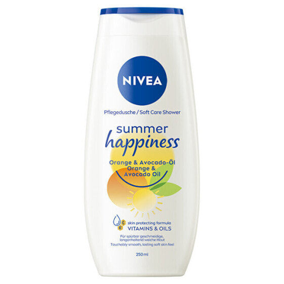 Caring shower gel Summer Happiness Orange 250 ml