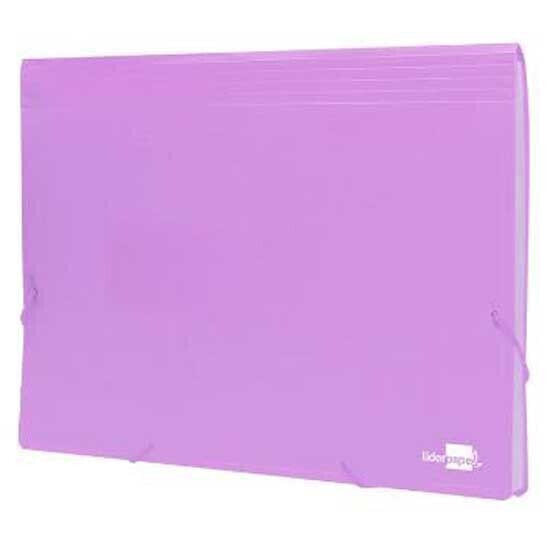 LIDERPAPEL Folder classifier bellows polypropylene DIN A4 opaque 13 departments