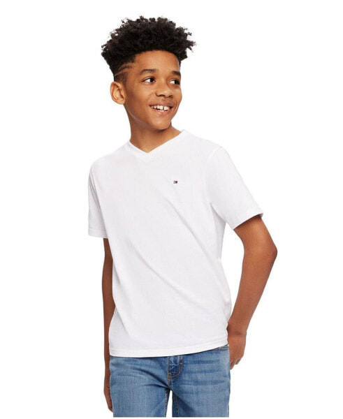 Рубашка  Tommy Hilfiger Boys Logo V-Neck