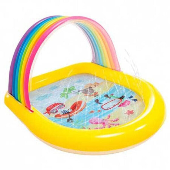 INTEX Rainbow Children´s With Canopy And Sprinkler Pool