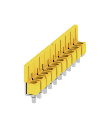 Weidmüller WQV 6/10 - Cross-connector - 20 pc(s) - Polyamide - Yellow - -60 - 130 °C - V0