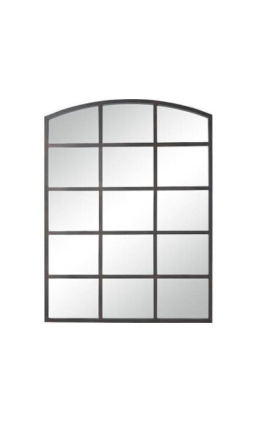 Metal Industrial Wall Mirror, 36" x 1" x 48"