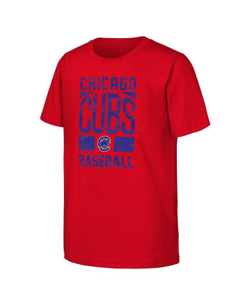 Big Boys Red Chicago Cubs Season Ticket T-shirt