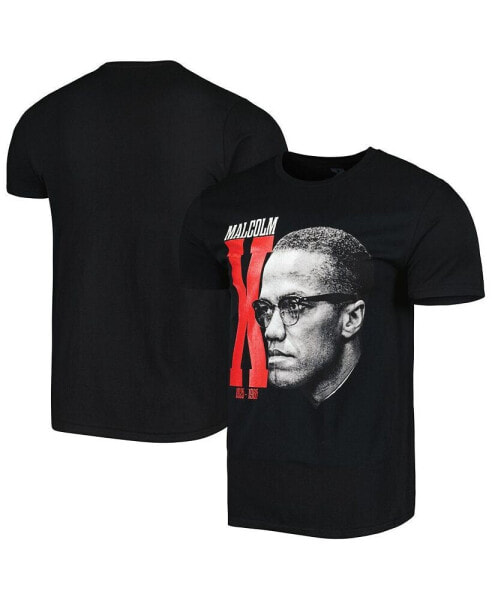 Men's and Women's Black Malcolm X Graphic T-shirt