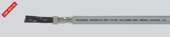 Helukabel F-CY-OZ 4x2,5 - Low voltage cable - Grey - Polyvinyl chloride (PVC) - Polyvinyl chloride (PVC) - Cooper - 2.5 mm²