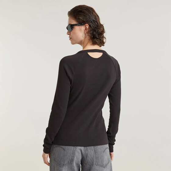 G-STAR Keyhole long sleeve T-shirt