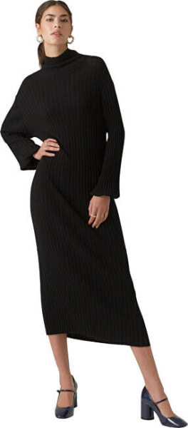 Платье повседневное Vero Moda VMWIELD Slim Fit 10296782 Черное