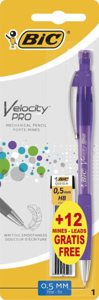 Bic OŁÓWEK Z GUMKĄ VELOCITY PRO BIC 0.5MM MMP BLISTER 1+12SZT