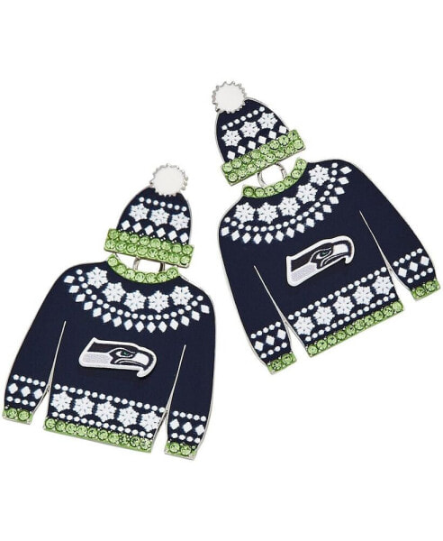 Серьги женские Baublebar для свитера Seattle Seahawks