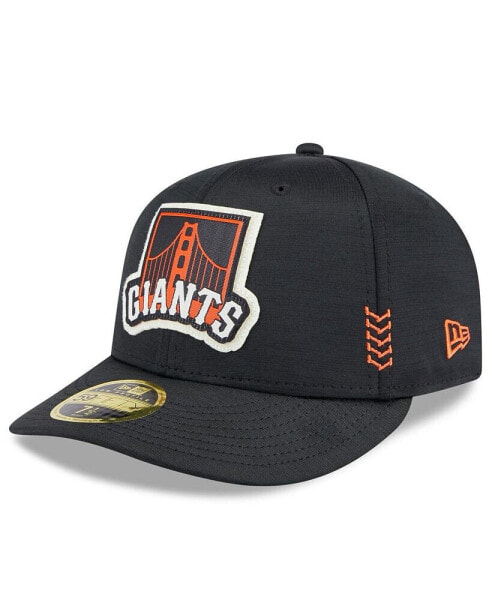 Головной убор New Era Black San Francisco Giants 2024 Clubhouse Low Profile 59FIFTY Fitted Hat