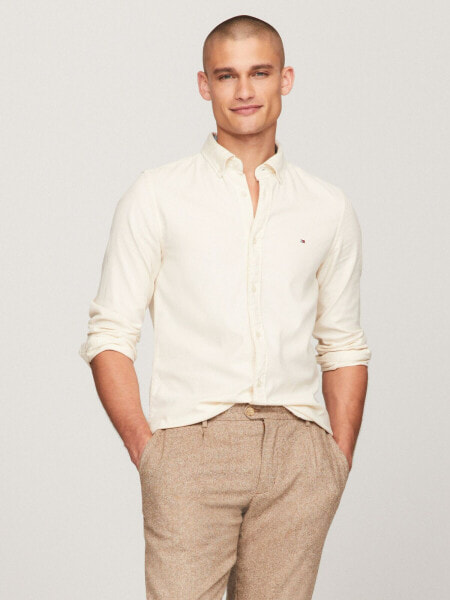 Slim Fit THFlex Solid Dobby Shirt