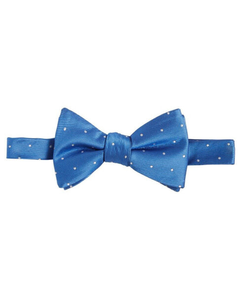 Men's Royal Blue & White Dot Bow Tie