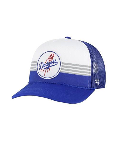 Men's Royal Los Angeles Dodgers Lift Off Foam Front Mesh Trucker Adjustable Hat