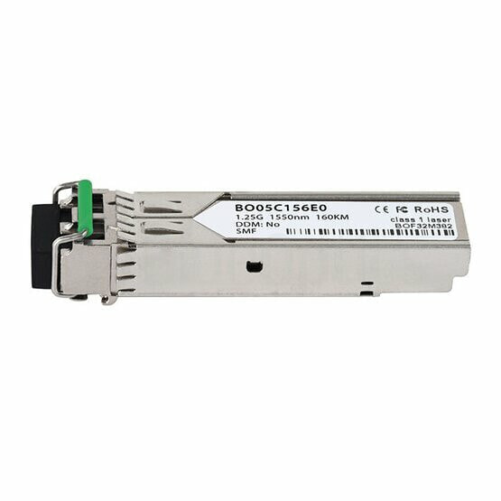 BlueOptics SFP-1G-ZX-160KM-SP-BO - Fiber optic - 1250 Mbit/s - SFP - LC - ZX - 160000 m