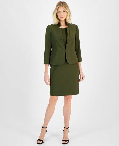 Jacket & Empire Sheath Dress, Petite & Regular Sizes