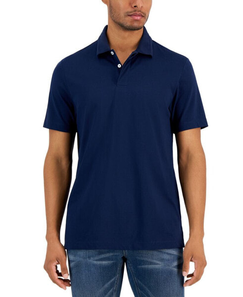 Men's Regular-Fit Mercerized Polo Shirt, Created for Macy's