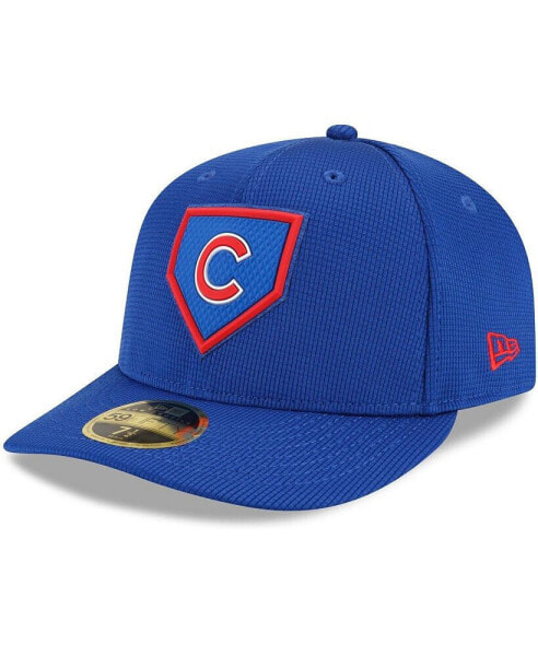 Men's Royal Chicago Cubs 2022 Clubhouse Low Profile 59FIFTY Fitted Hat