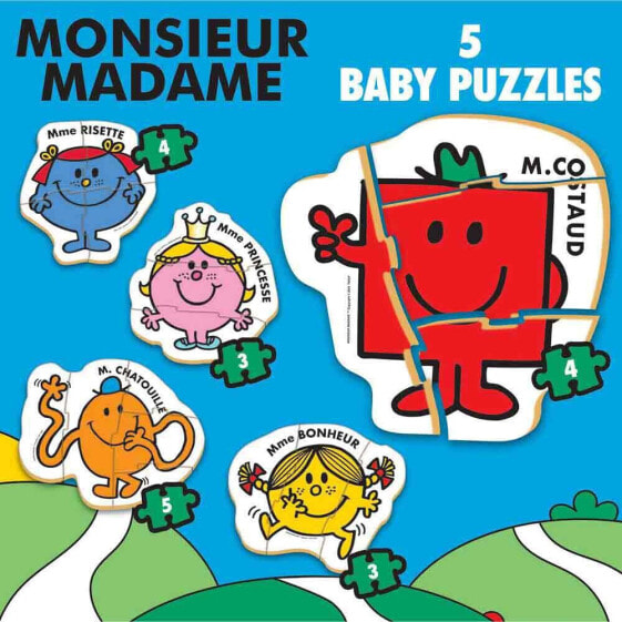 Пазл для малышей EDUCA BORRAS Baby Monsieur Madame