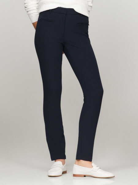 Slim Fit Solid Pant