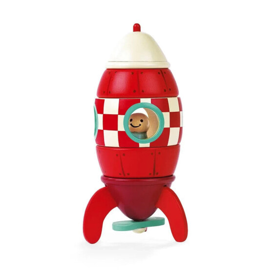 Игровая фигурка Janod Small Magnetic Rocket Figure Space Mission (Космическая миссия)